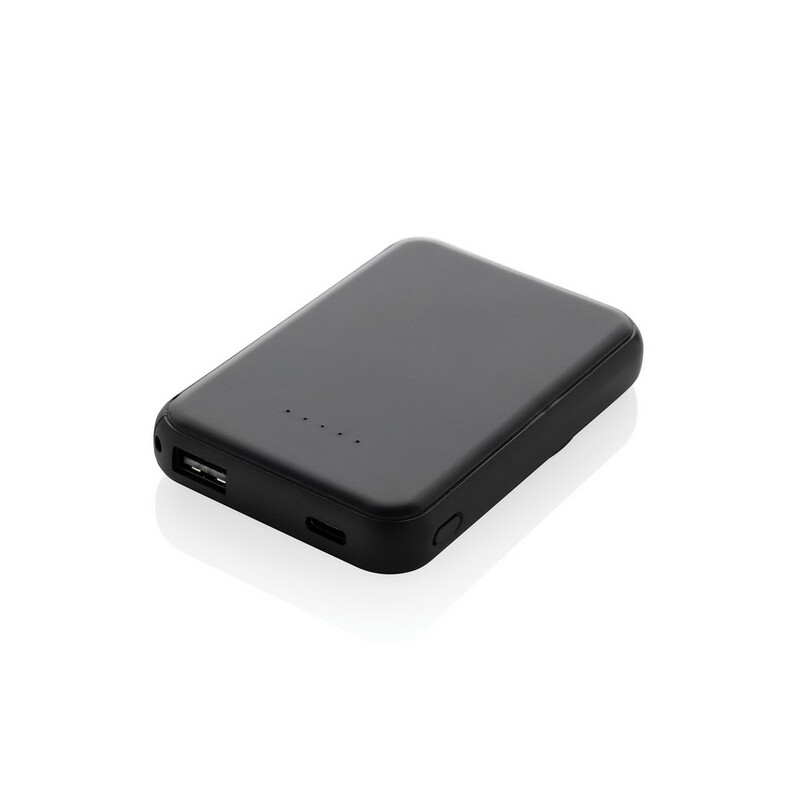 Magnetyczny bezprzewodowy power bank 5000 mAh, 5W Stellar P322.5901 - czarny