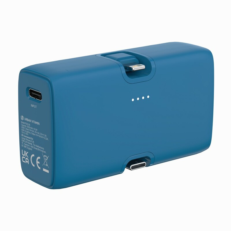 Power bank 5000 mAh Urban Vitamin Los Angeles P322.8505 - niebieski