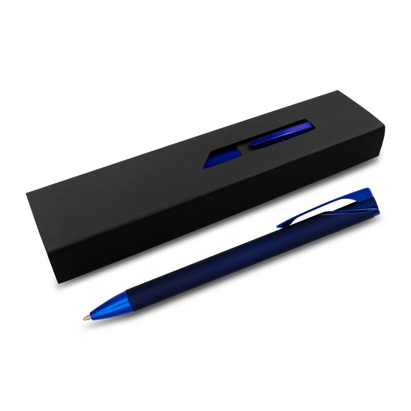 Długopis w etui | Joziah VA051-04 - granatowy