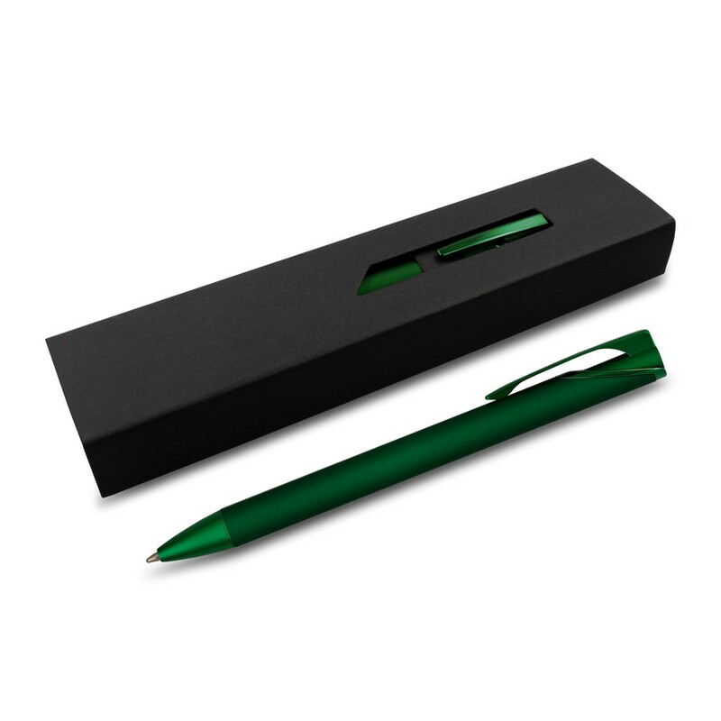 Długopis w etui | Joziah VA051-06 - zielony