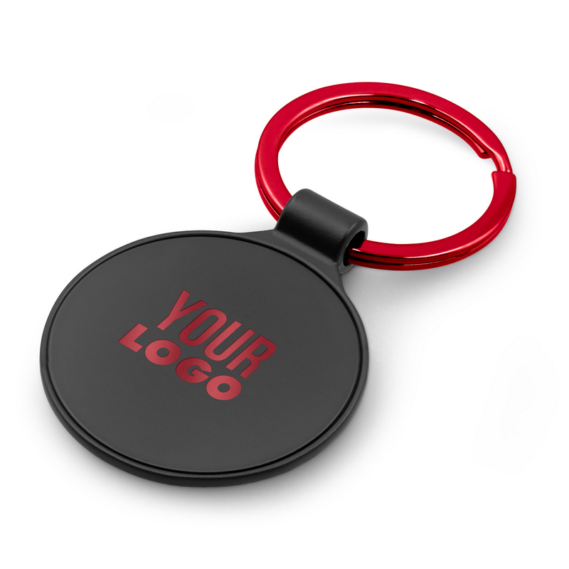 Okragly brelok do kluczy | Ando VA097-05 - czerwony
