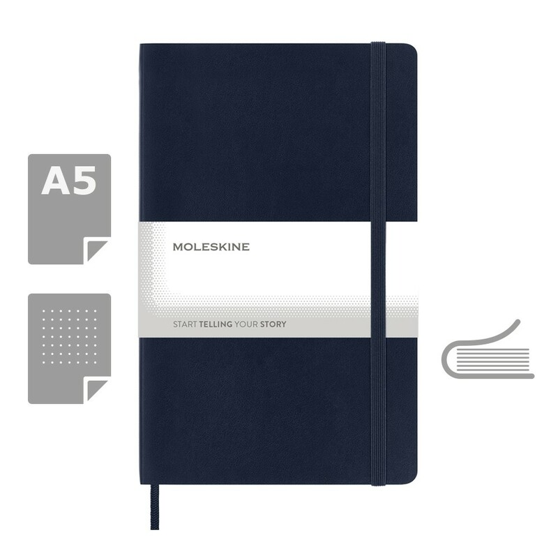 MOLESKINE Notatnik ok. A5 VM300-27 - ciemnoniebieski