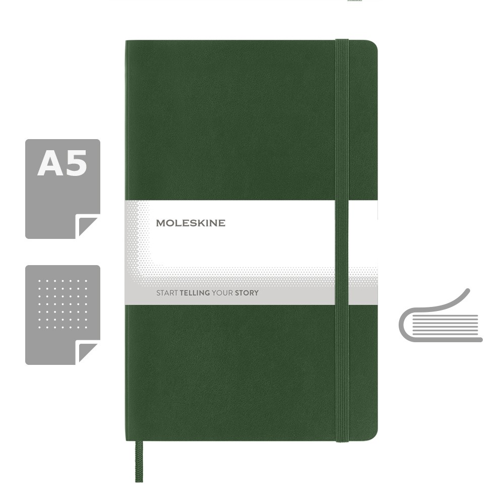 MOLESKINE Notatnik ok. A5 VM300-06 - zielony