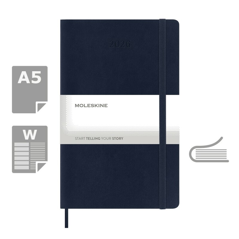 Kalendarz MOLESKINE VM398-27/2026 - ciemnoniebieski