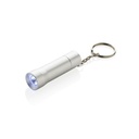 Brelok do kluczy z aluminium z recyklingu, latarka Flash P514.0402 - szary