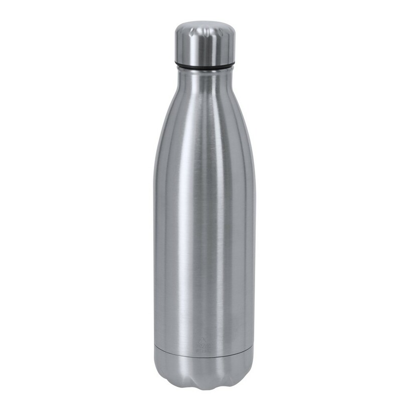 Butelka sportowa 790 ml ze stali nierdzewnej z recyklingu VA307-32 - srebrny