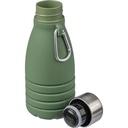 Skladana butelka sportowa 550 ml z karabinczykiem VA459-06 - zielony