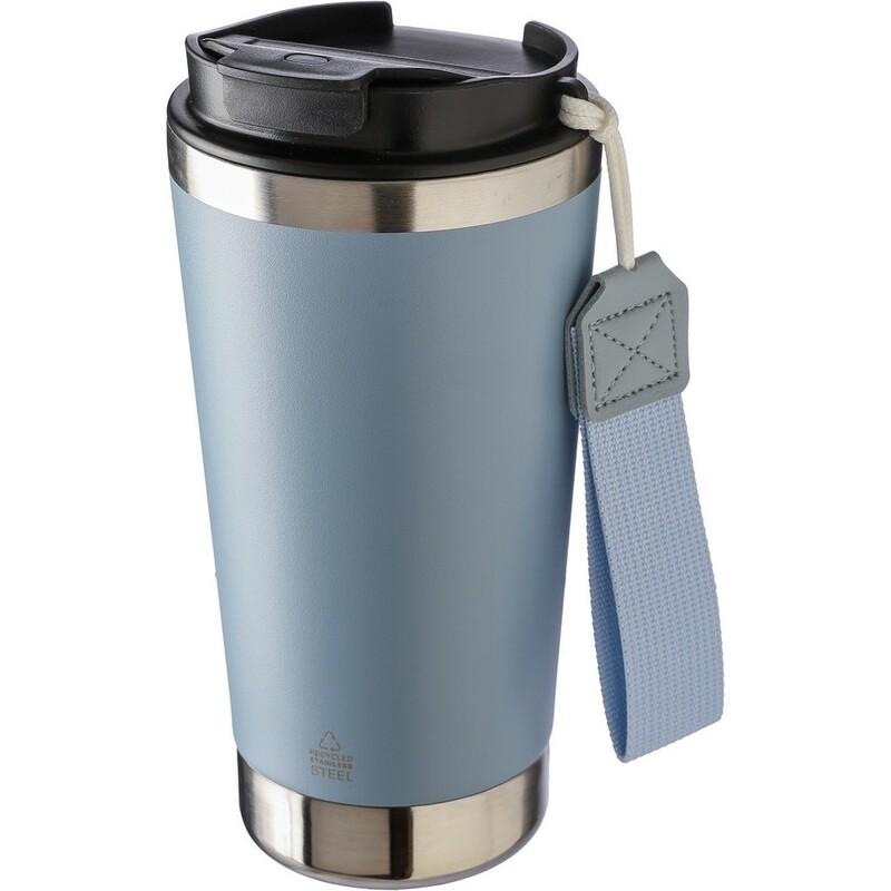 Kubek termiczny 500 ml VA490-94 - niebieski pastelowy