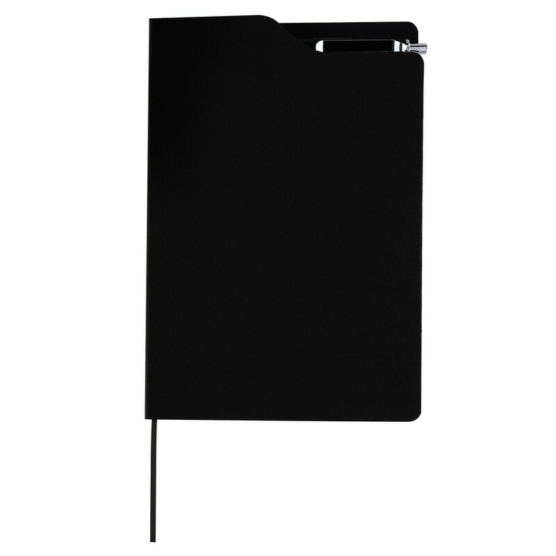 Notatnik ok. A5 z długopisem VA645-03 - czarny