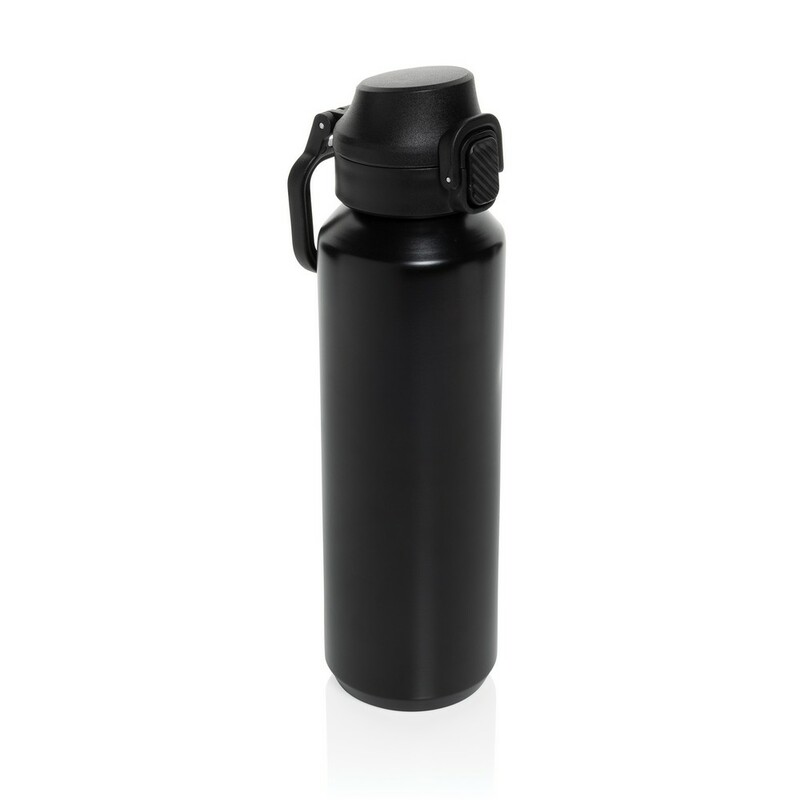 Butelka sportowa 600 ml Via P437.5001 - czarny