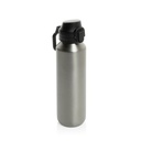Butelka sportowa 600 ml Via P437.5002 - srebrny