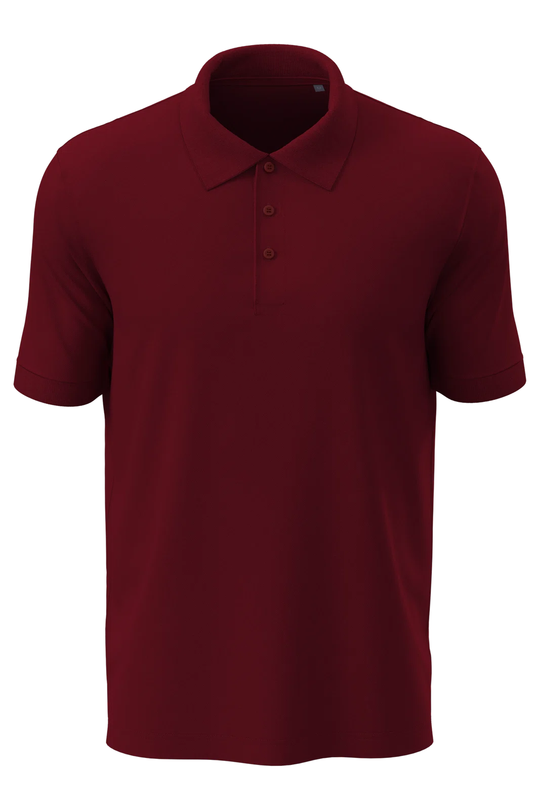 Koszulka Polo Meska Klasyczna Bawelniana S9060 - Bordeaux