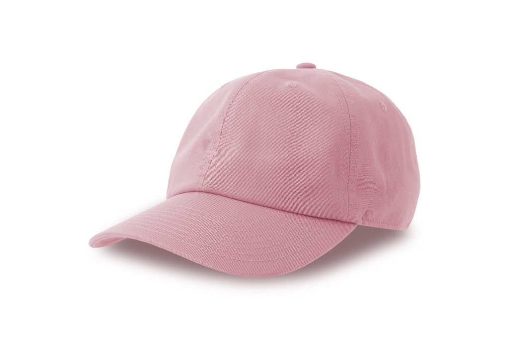 Czapka Niestrukturalna Bawelniana Organiczna Recykling AT681 - Pink