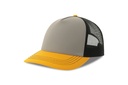 Czapka Trucker AT426 - Grey & Yellow & Black
