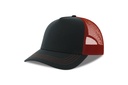 Czapka Trucker Poliester Recykling AT426 - Navy & Burgundy