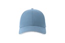 Czapka Klasyczna Bawełniana Twill AT684 - Columbia Blue & White