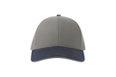 Czapka Klasyczna Bawelniana Twill AT684 - Grey & Navy
