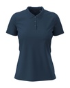 Koszulka Polo Damska Bawełniana S9740 - Navy Blue