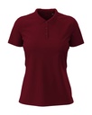 Koszulka Polo Damska Bawelniana S9740 - Bordeaux