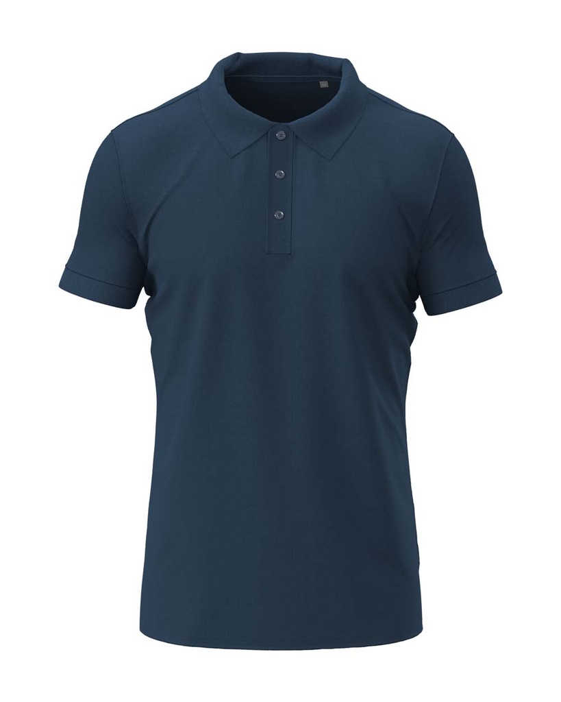 Koszulka Polo Meska Stretch S9640 - Navy Blue