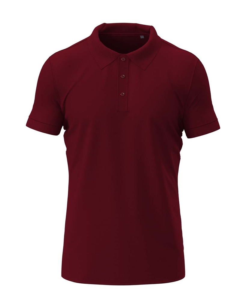 Koszulka Polo Meska Stretch S9640 - Bordeaux