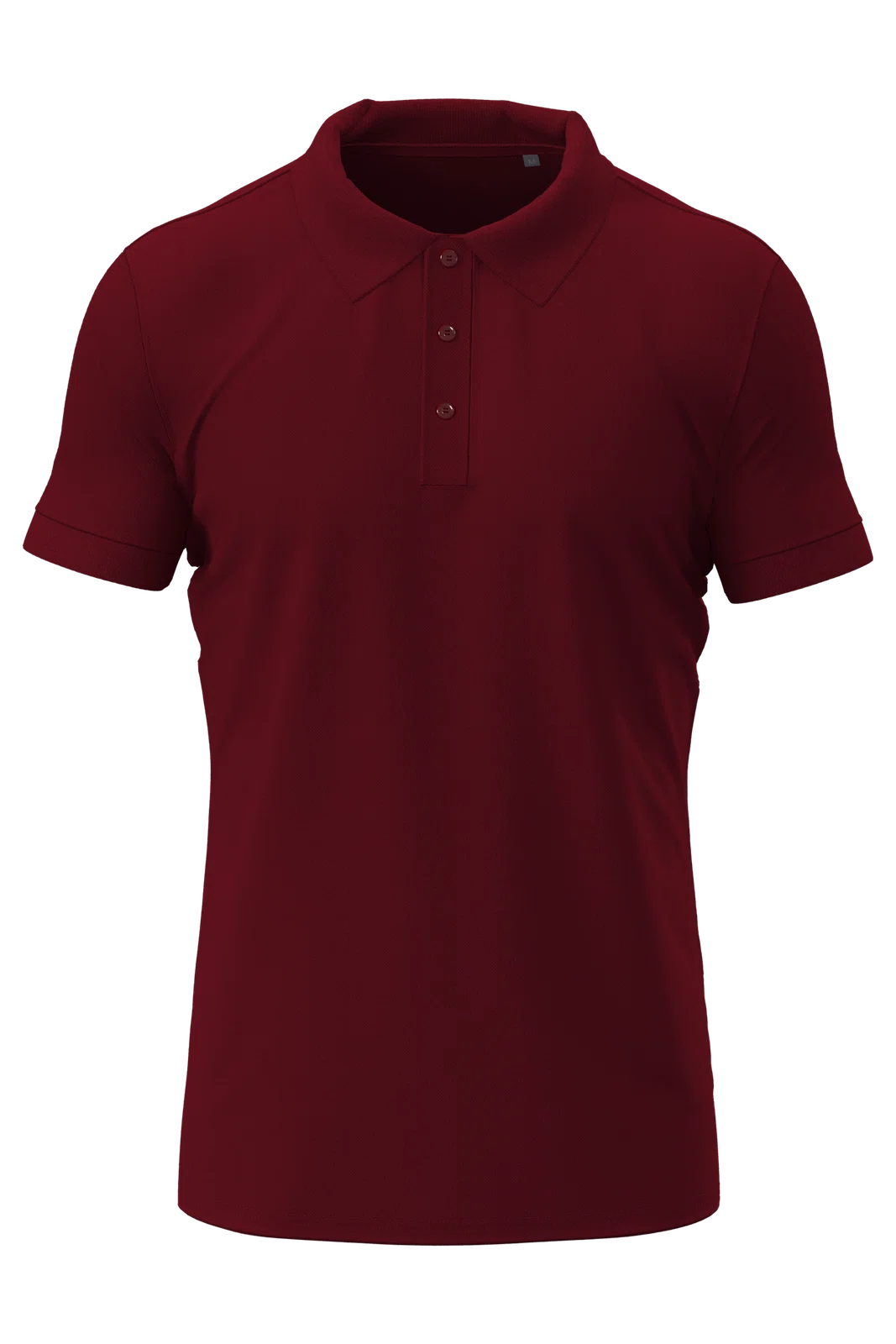 Koszulka Polo Meska Stretch S9640 - Bordeaux