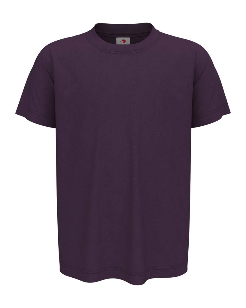 Koszulka Dziecieca Klasyczna Bawelniana S140K - Deep Berry