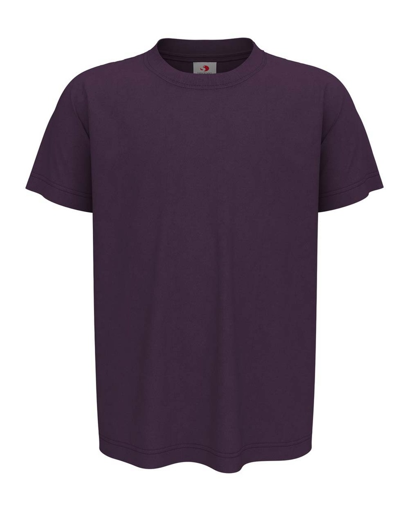 Koszulka Dziecieca Klasyczna Bawelniana S140K - Deep Berry