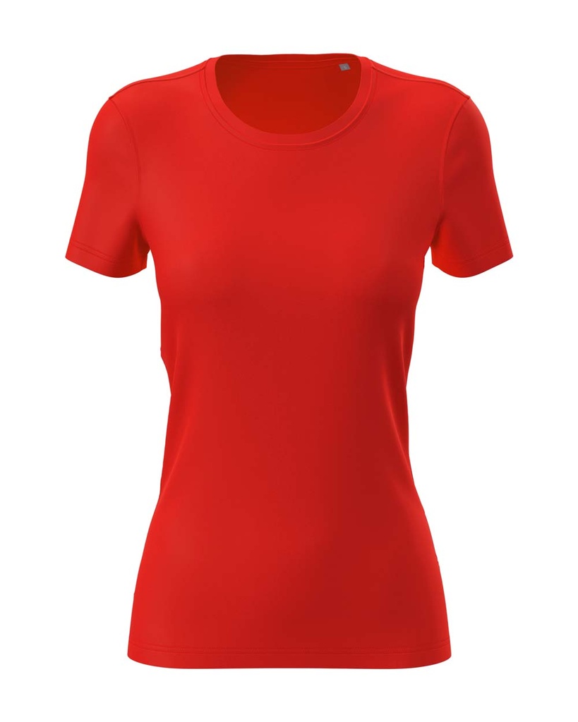 Koszulka Damska Sportowa Odprowadzajaca Wilgoc S8100 - Crimson Red