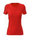 Koszulka Damska Sportowa Odprowadzajaca Wilgoc S8100 - Crimson Red