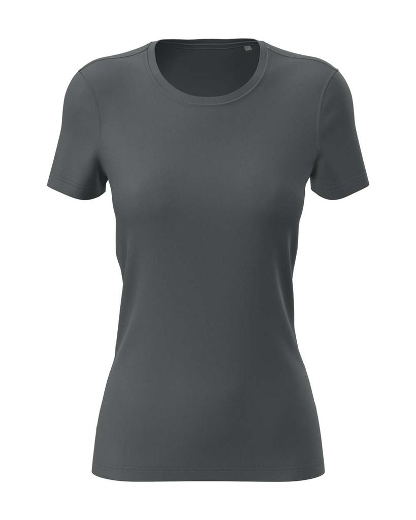 Koszulka Damska Sportowa Odprowadzajaca Wilgoc S8100 - Slate Grey (Solid)