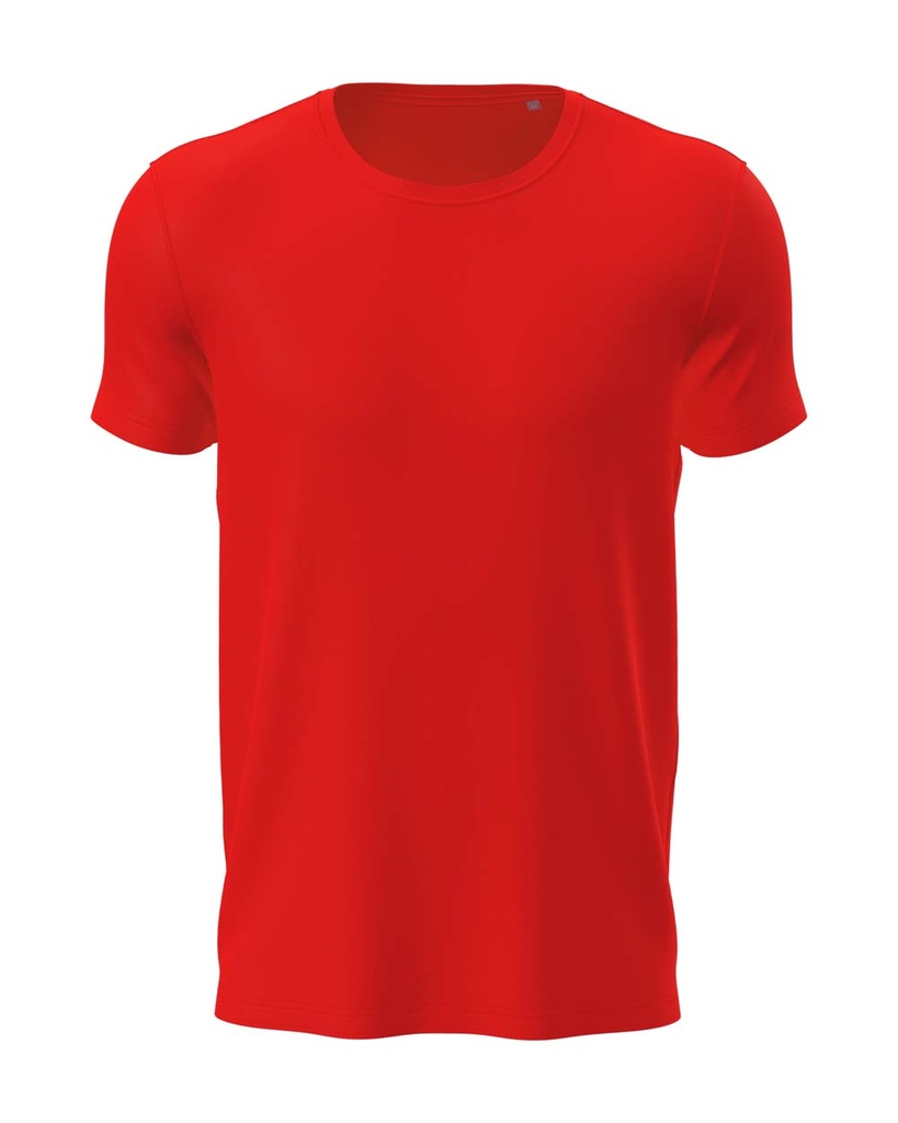 Koszulka Sportowa Dopasowana Oddychajaca S8000 - Scarlet Red