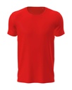 Koszulka Sportowa Dopasowana Oddychajaca S8000 - Scarlet Red