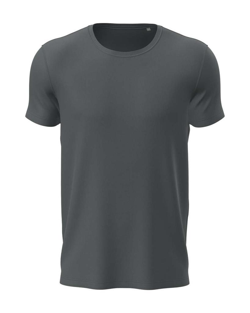 Koszulka Sportowa Dopasowana Oddychajaca S8000 - Slate Grey (Solid)