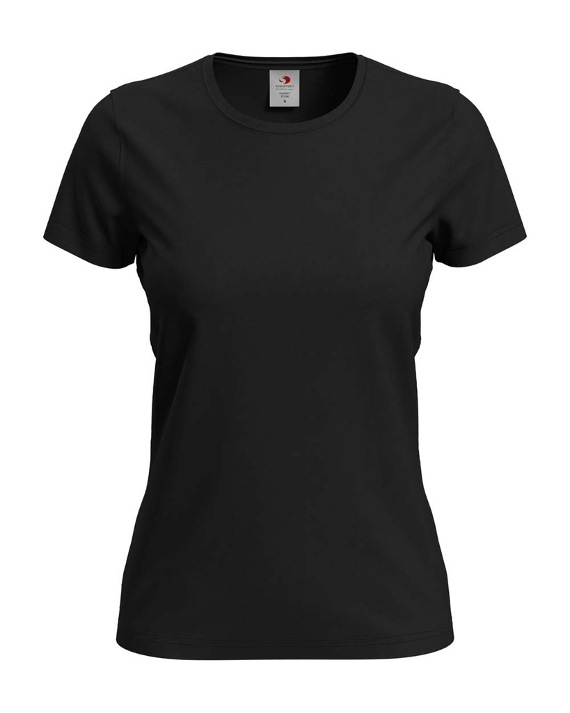 Damska koszulka bawełniana Stedman Comfort-T ST2160 - Black Opal