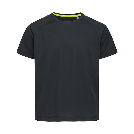 Koszulka Dziecieca Raglan Odprowadzajaca Wilgoc S8570K - Black Opal