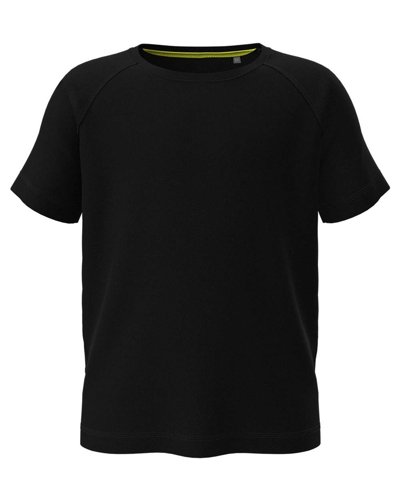 Koszulka Dziecieca Raglan Odprowadzajaca Wilgoc S8570K - Black Opal