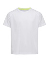 Koszulka Dziecieca Raglan Odprowadzajaca Wilgoc S8570K - White