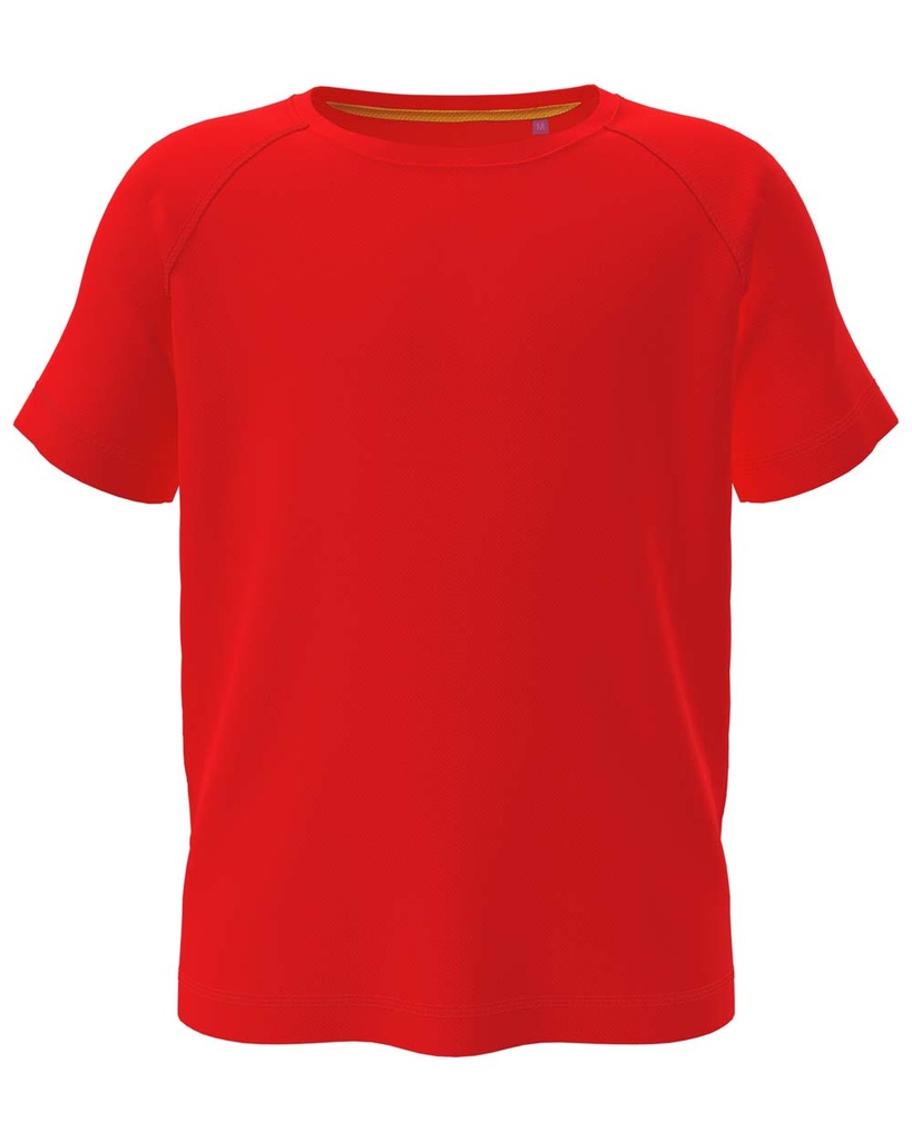 Koszulka Dziecieca Raglan Odprowadzajaca Wilgoc S8570K - Scarlet Red