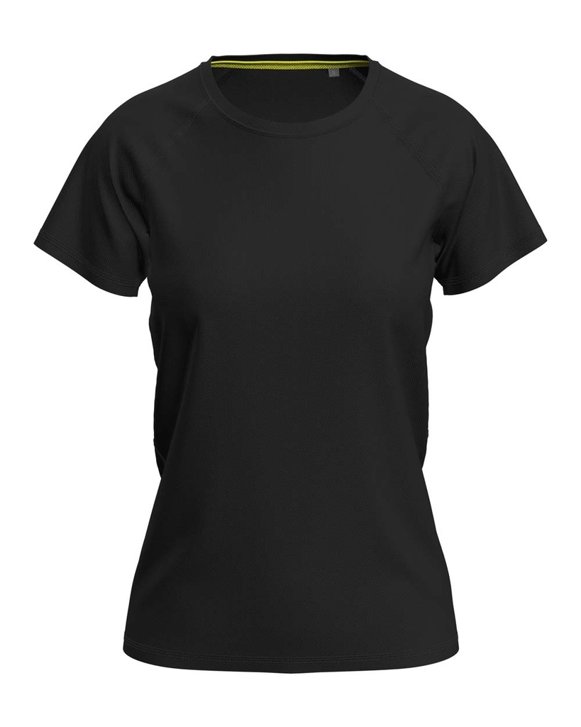Damska koszulka sportowa z raglanowym rękawem S8500 - Black Opal