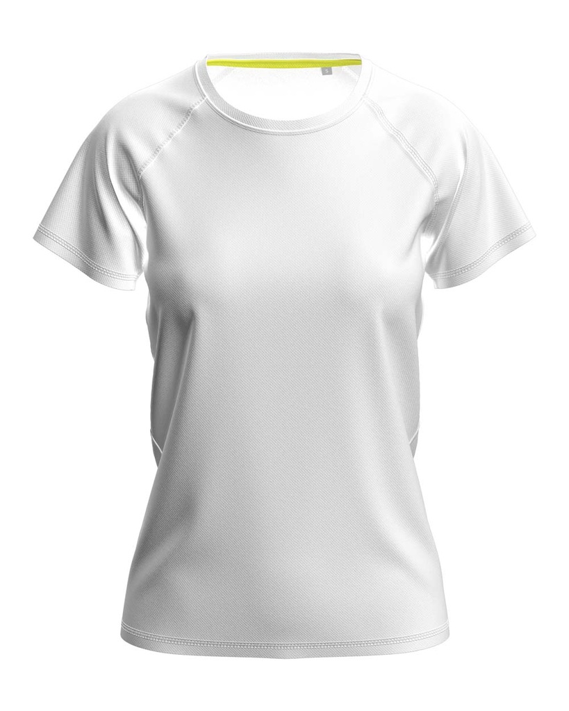 Koszulka Sportowa Damska Odprowadzajaca Wilgoc S8500 - White
