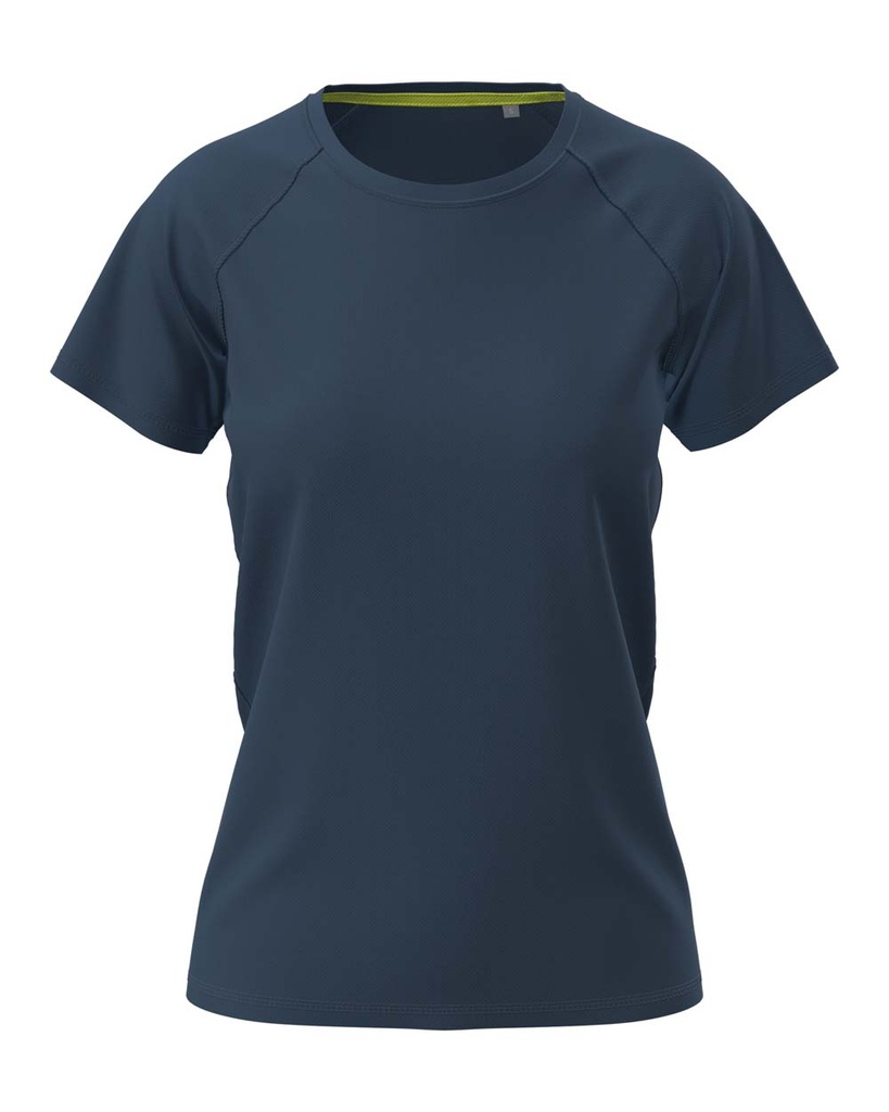 Koszulka Sportowa Damska Odprowadzajaca Wilgoc S8500 - Navy Blue