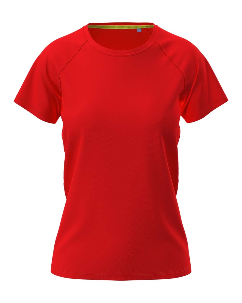 Koszulka Sportowa Damska Odprowadzająca Wilgoć S8500 - Scarlet Red