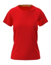 Damska koszulka sportowa z raglanowym rękawem S8500 - Scarlet Red