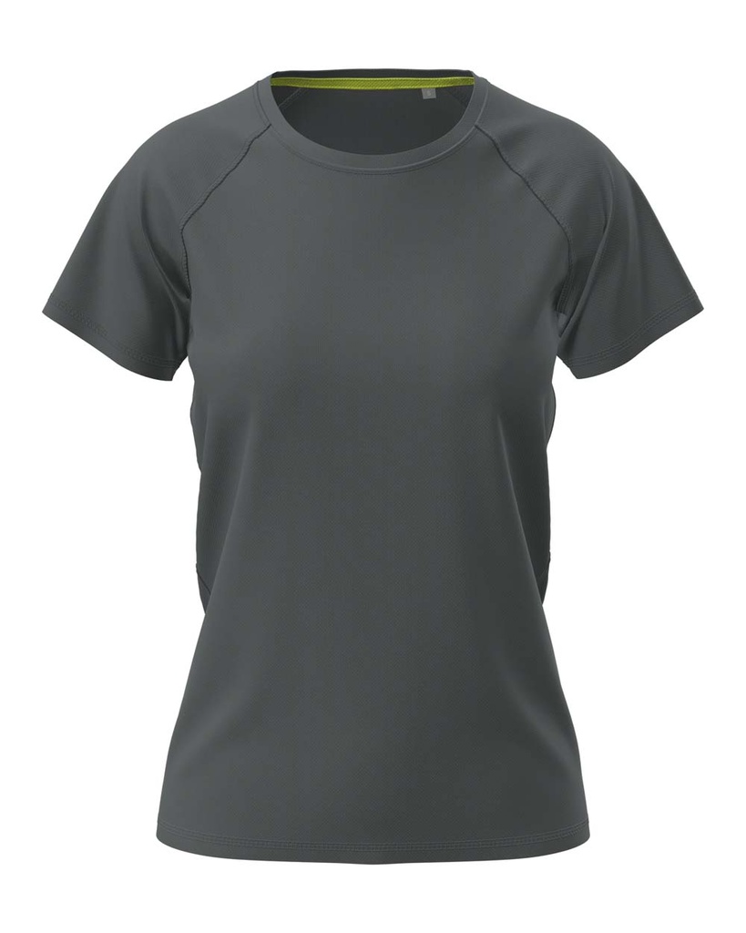 Koszulka Sportowa Damska Odprowadzająca Wilgoć S8500 - Slate Grey (Solid)