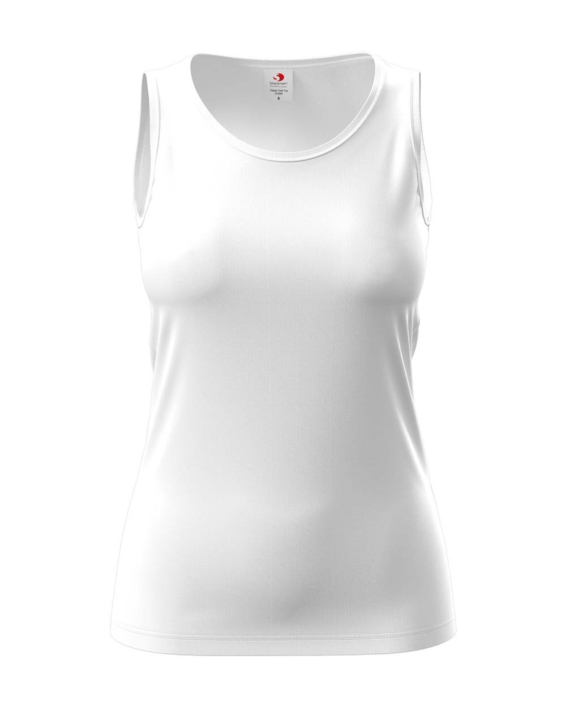 Koszulka Tank Top Damska S265 - White