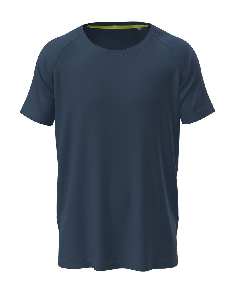 Koszulka Sportowa Raglanowa Odprowadzająca Wilgoć S8410 - Navy Blue