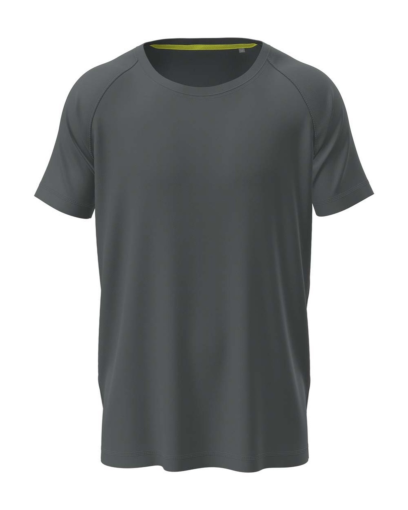 Koszulka Sportowa Raglanowa Odprowadzajaca Wilgoc S8410 - Slate Grey (Solid)