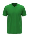 T-shirt Meski V-neck Klasyczny S270 - Kelly Green