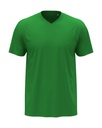 T-shirt Meski V-neck Klasyczny S270 - Kelly Green